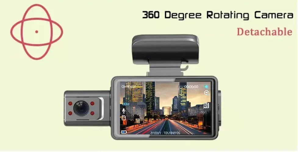 2K 1440P 3Inch Dash Cam For Cars Inside Video Recorder Car WIFI Camera for Vehicle Night Vision Car DVR Black Box Car Assecories