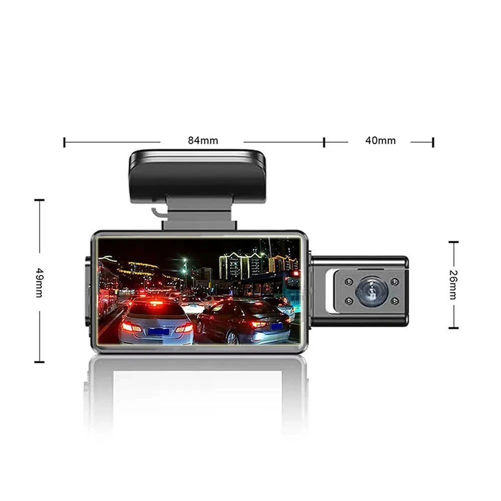2K 1440P 3Inch Dash Cam For Cars Inside Video Recorder Car WIFI Camera for Vehicle Night Vision Car DVR Black Box Car Assecories