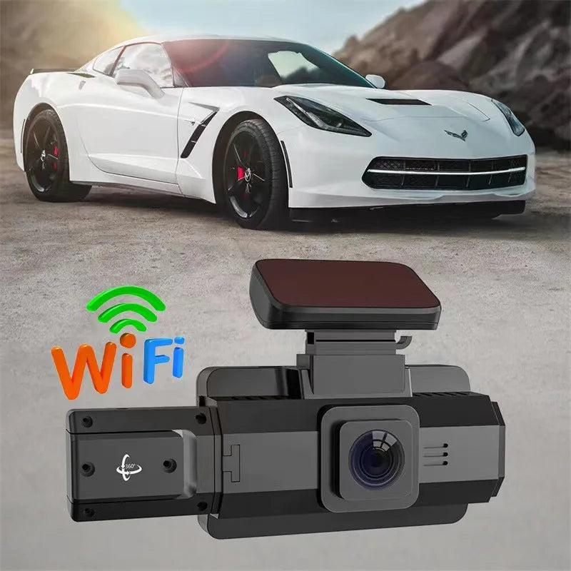 2K 1440P 3Inch Dash Cam For Cars Inside Video Recorder Car WIFI Camera for Vehicle Night Vision Car DVR Black Box Car Assecories